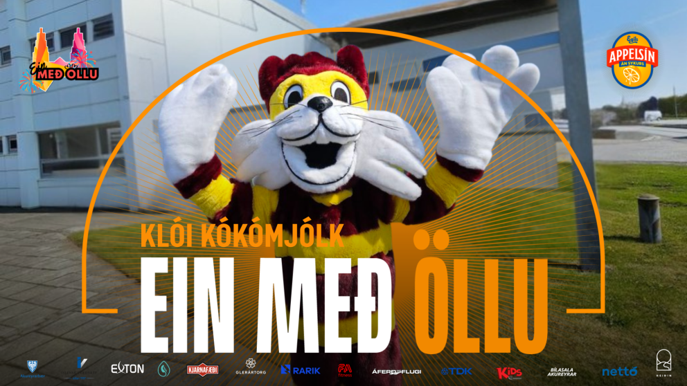KLÓI MÆTIR Á EINA MEÐ ÖLLU
