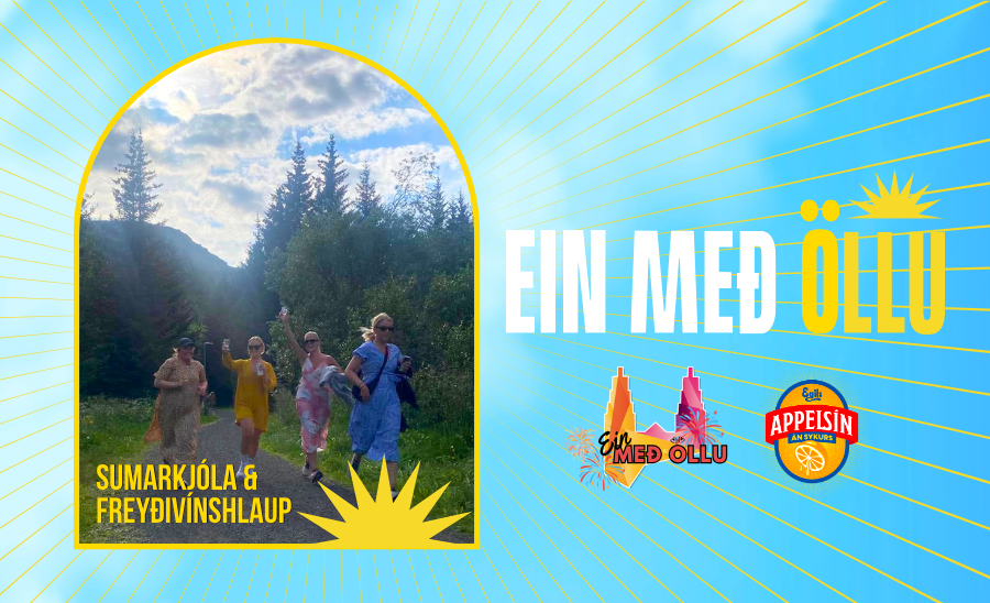 Sumarkjóla og freyðivínshlaup á Einni með öllu!