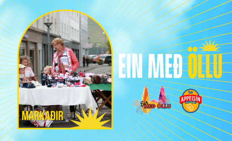 Markaðsstemning á Einni með öllu!